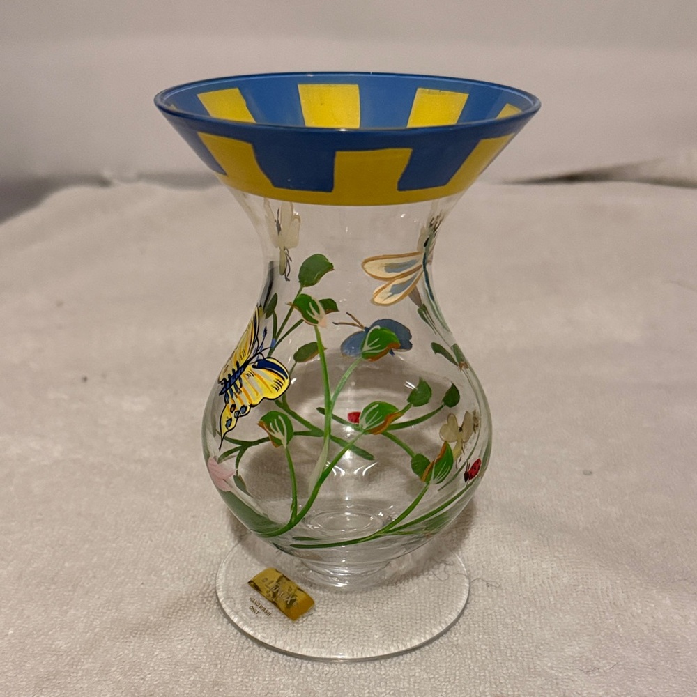 Lenox Butterfly Meadow HandPainted Lenox Vase